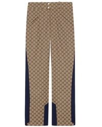 Gucci - Gg Straight Leg Trousers - Lyst