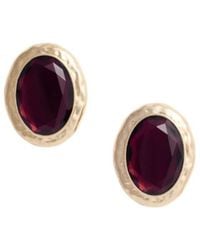 Self-Portrait - Hammered Earrings - Lyst