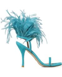Stuart Weitzman - Feather High-Heeled Sandals - Lyst