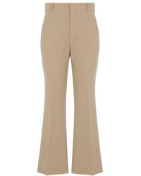 Chloé - Chloé Cropped Bootcut Pants - Lyst