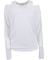P.A.R.O.S.H. - Cut-Out Long-Sleeve Top - Lyst