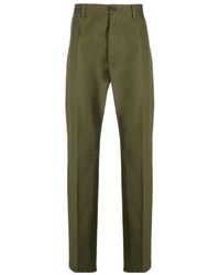 DSquared² - Logo-Print Cotton Straight-Leg Trousers - Lyst