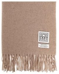 TOTEME - Totême Fringe Edge Knitted Scarf - Lyst