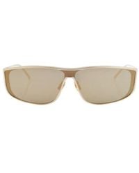 Saint Laurent - Sl 605 Rectangular Sunglasses - Lyst