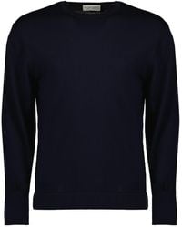 Officine Generale - Officine Générale Crew Neck Knitted Sweater - Lyst