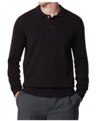 Drumohr - Wool Polo Sweater - Lyst