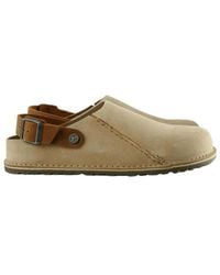 Birkenstock - Lutry Premium Suede Leather Regular Sandals - Lyst