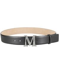 Max Mara - Logo Plaque Belt - Lyst
