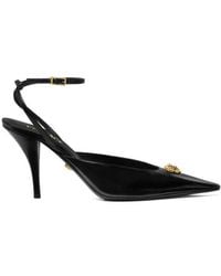 Versace - 'S Medusa Décolleté Slingback Pumps - Lyst