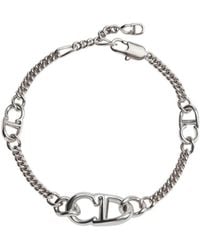 Dior - Cd Icon Thin Chain Link Bracelet - Lyst