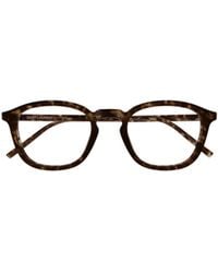 Saint Laurent - Eyewear Oval-Frame Glasses - Lyst