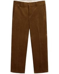 Golden Goose - Straight-Leg Cropped Corduroy Trousers - Lyst