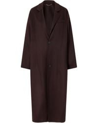 Victoria Beckham - Long Solid-Color Coat - Lyst