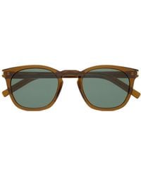 Saint Laurent - Bold 28 Round-Frame Sunglasses - Lyst