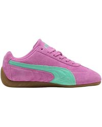 PUMA - Speedcat Vibes Logo-Embroidered Sneakers - Lyst