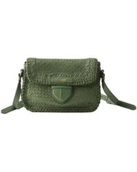 Prada - Woven Leather Mini Shoulder Bag - Lyst