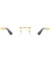 Cartier - Santos De Rectangle Frameless Glasses - Lyst