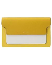Marni - Trunk Two-Tone Leather Bag - Lyst
