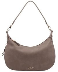 Liu Jo - Curved Zip Shoulder Bag - Lyst