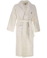 Polo Ralph Lauren - Pony-Motif Belted Dressing Gown - Lyst