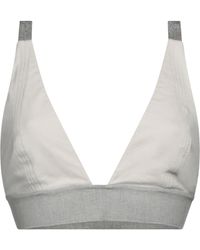 Brunello Cucinelli - Comfortable Elastic Two-Tone Triangle Bra - Lyst