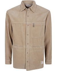 Aspesi - Long-Sleeved Corduroy Shirt - Lyst