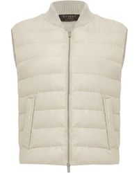 Peserico - Quilted Sleeveless Gilet - Lyst