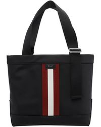 Bally - Striped Tote Bag - Lyst