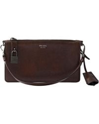 Prada - Zipper Clutch - Lyst