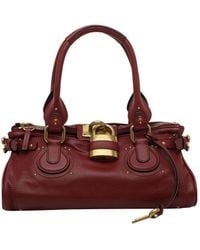 Chloé - Chloé Paddington Lock Plaque Shoulder Bag - Lyst