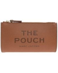 Marc Jacobs - The Logo Embossed Zipped Pouch - Lyst