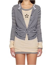 GIMAGUAS - Striped Knit Cardigan - Lyst