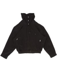 Magda Butrym - High Neck Belted Bomber Jacket - Lyst