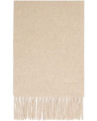 Max Mara - Embroidered Wool Scarf - Lyst