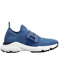 Tod's - Logo-Patch Low-Top Sneakers - Lyst