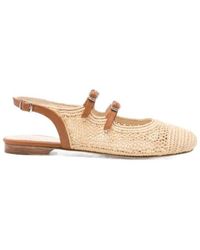 CAREL PARIS - Balma Buckle-Strap Flat Pumps - Lyst