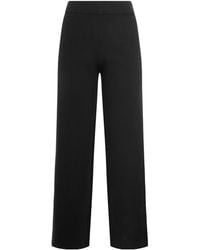 Peserico - High-Rise Wide-Leg Pants - Lyst