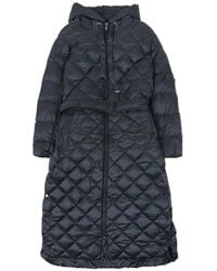 Max Mara - Quilted Belted Coat - Lyst
