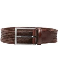Canali - Logo-Detail Belt - Lyst
