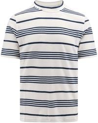 Brunello Cucinelli - Striped Crewneck T-Shirt - Lyst