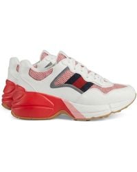 Gucci - Rhyton Low-Top Sneakers - Lyst
