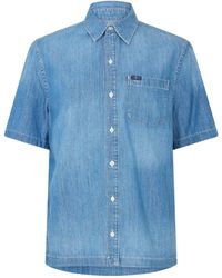 7 For All Mankind - Button-Down Denim Shirt - Lyst