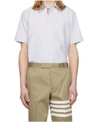 Thom Browne - Short-Sleeve Pocket Shirt - Lyst