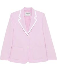 Iceberg - Contrasting-Trim Blazer - Lyst