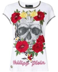 Philipp Plein - Logo Details T-Shirt - Lyst