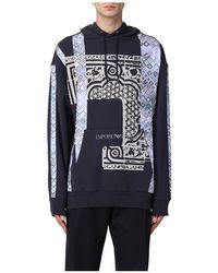 Emporio Armani - Logo Hooded Sweater - Lyst