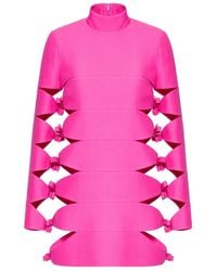 Valentino - Cut-Out Bow Detailed Dress - Lyst