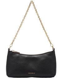 Coccinelle - Aura Logo Debossed Shoulder Bag - Lyst
