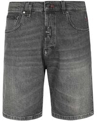 Philipp Plein - Formentera Low-Rise Denim Shorts - Lyst
