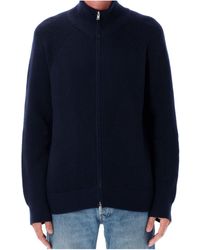 Isabel Marant - Logo-Patch Ribbed-Knit Cardigan - Lyst